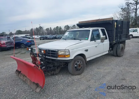 1995 Ford F350 from USA, damaged, VIN 1FTJX35F2SKC06412